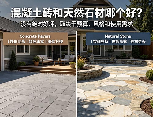 混凝土砖和天然石材有什么区别?庭院铺装材料全面对比指南(图1) 25.jpg