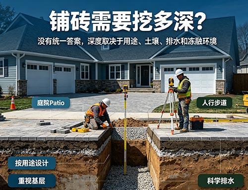 铺砖需要挖多深?多伦多车道与庭院铺装开挖深度详解(图1) 73.jpg