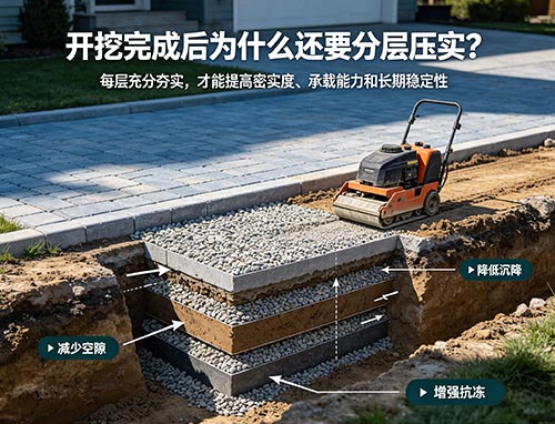 开挖完成后为什么还要分层压实?为什么分层压实是铺砖工程最重要的工序之一?(图1) 77.jpg