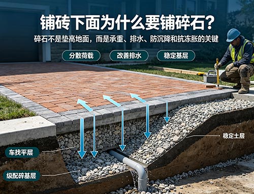 铺砖下面为什么铺碎石?揭秘铺砖基层最重要的一层(图1) 78.jpg