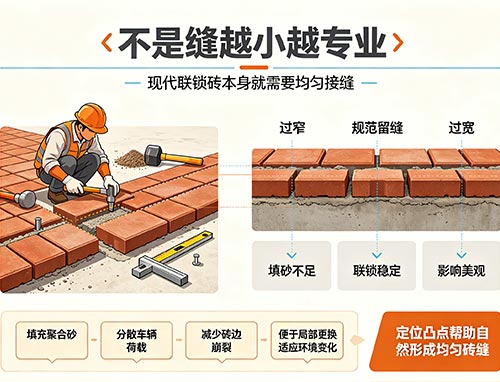 为什么铺砖不能紧贴在一起?为什么联锁砖需要留缝?(图1) 95.jpg