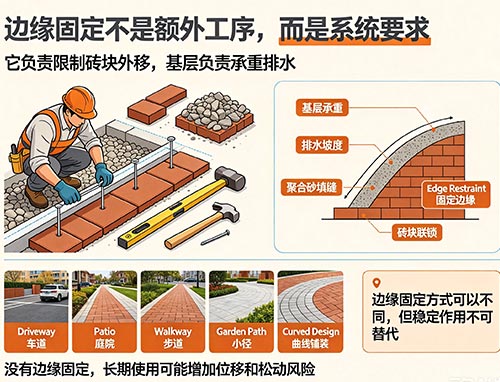 Edge Restraint(边缘固定)是不是每个铺砖工程都需要?为什么边缘固定很重要?(图1) 99.jpg