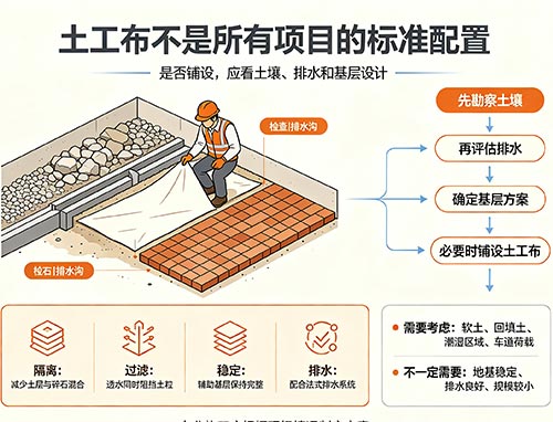 Geotextile(土工布)是不是每个项目都必须铺?什么时候需要使用土工布?(图1) 85.jpg