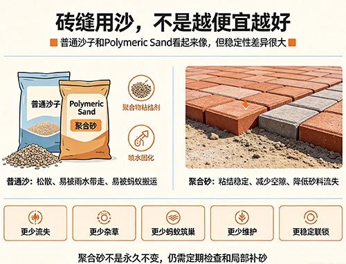 Polymeric Sand 和普通沙子有什么区别?为什么铺砖要使用聚合砂?(图1) 90.jpg