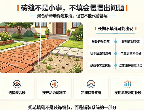不填聚合砂(Polymeric Sand)可以吗?为什么铺砖后一定要填缝?(图1) 93.jpg