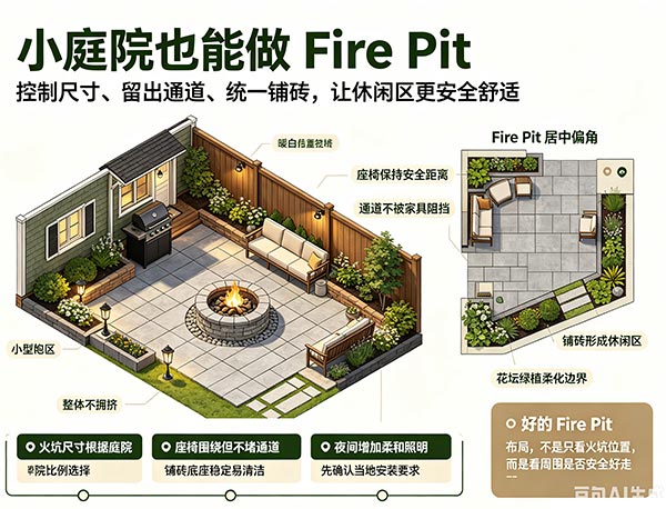 小庭院适合做 Fire Pit 吗?小型火坑设计与规划指南(图1) 129.jpg