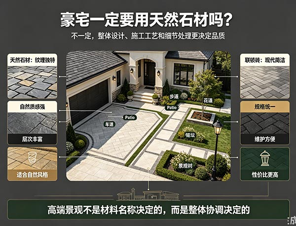 豪宅一定要用天然石材吗?豪宅庭院铺装材料选择指南(图1) 4.jpg