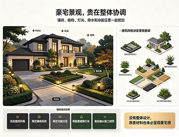 豪宅景观为什么强调整体设计?高端庭院整体规划指南(图1) 6.jpg