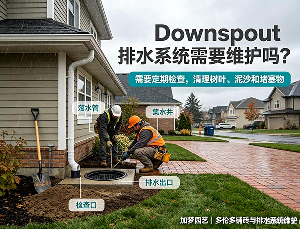 Downspout 排水系统需要维护吗?地下排水系统保养与清理指南(图1) Downspout 排水系统需要维护吗?地下排水系统保养与清理指南(图1)