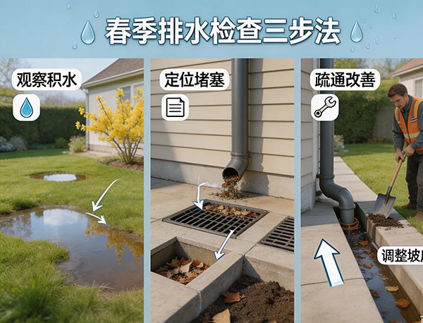 为什么春季容易发现排水问题?加拿大庭院排水检查指南(图1) 为什么春季容易发现排水问题?加拿大庭院排水检查指南(图1)
