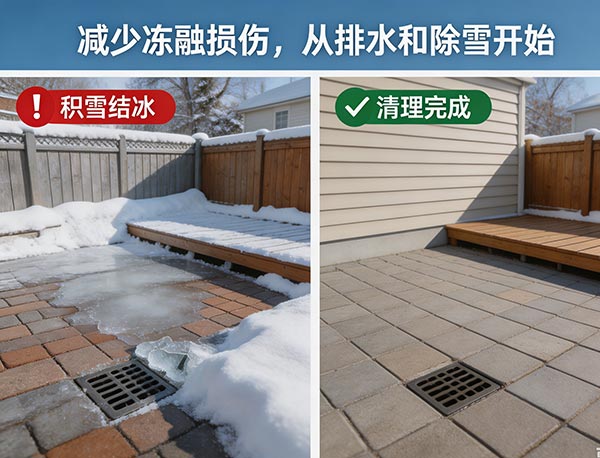冬季融雪与防冻措施|多伦多庭院冬季维护完整指南(图1) 冬季融雪与防冻措施|多伦多庭院冬季维护完整指南(图1)
