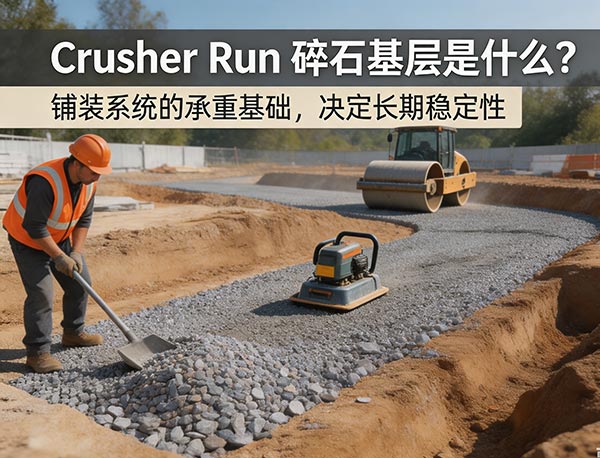 Crusher Run 碎石基层是什么?Crusher Run 特点、优缺点及多伦多铺砖基础施工指南(图1) Crusher Run 碎石基层是什么?Crusher Run 特点、优缺点及多伦多铺砖基础施工指南(图1)