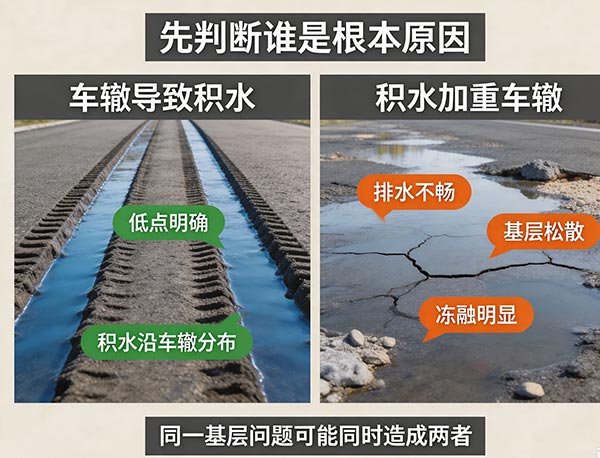 车道车辙和积水有关系吗?车辙与铺砖车道排水问题解析|多伦多加梦园艺(图1) 车道车辙和积水有关系吗?车辙与铺砖车道排水问题解析|多伦多加梦园艺(图1)