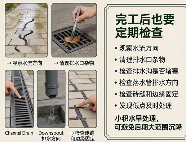 如何减少车道以后出现积水?铺砖车道排水设计与预防方法|多伦多加梦园艺(图1) 如何减少车道以后出现积水?铺砖车道排水设计与预防方法|多伦多加梦园艺(图1)