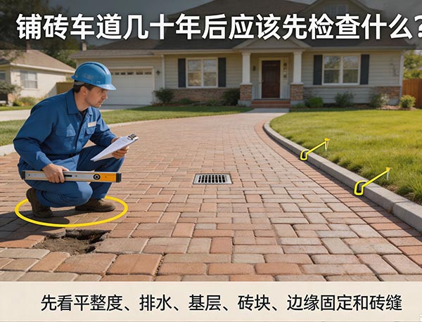 铺砖车道几十年后应该先检查什么?6 个重点帮助判断维修还是重建(图1) 铺砖车道几十年后应该先检查什么?6 个重点帮助判断维修还是重建(图1)