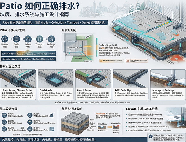 地下排水施工需要挖多深?不同排水系统埋深指南(图1) 地下排水施工需要挖多深?不同排水系统埋深指南(图1)